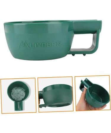 Solustre Liwuben Rain Foam Shell Handle Shaving Bowl - Premium Soap & Shaving Equipment for Men | International Shipping - Buy Online on GoSupps.com