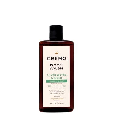 Cremo Body Wash for Men Silver Water & Birch Sparkling & Crisp 16 Fl Oz - Buy Online on GoSupps.com