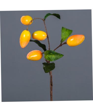 DECHOUS 1pc Home Decor Artificial Tree Branches Home Accents Decor Faux Flower Arrangements Artificial Fruits House Decorations for Home Artificial Fruit Props Chinese Style Pretend Orange 52X18CM - Buy Online on GoSupps.com
