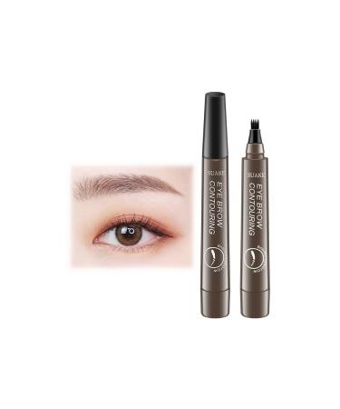 Lightsbetter Waterproof Brow Pen Precisely My Brow Pencil Magical Waterproof Brow Pen Tint My 4 Tip Brow Waterproof 24h Smudge Proof 5 Colours Available (04#)