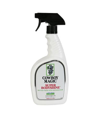 Cowboy Magic 32 fl oz Super Body Shine Spray Detangler Hair No Water Needed