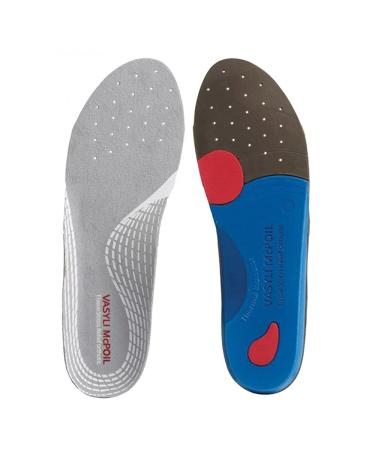 Vasyli+McPoil Tissue Stress Relief Orthotic  Low Profile Shoe Insole for Sports  Football  Soccer  Baseball  and Basketball  Foot Support Shoe Insert for Achilles and Heal Injuries  Medium