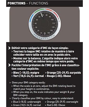 Terraillon Large Display Mechanical Bathroom Scales in Brown - Accurate and Stylish - Buy Online on GoSupps.com