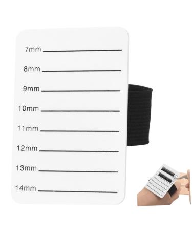 Eyelash Display Board Eyelashes Holder Tray Eyelash Extension Tool Eyelashes Grafting Tool Lash Extension Tray Acrylic Lash Tray Eyelash Storage Board Eyelash Pallet Lash Trays 7.9x5.4cm