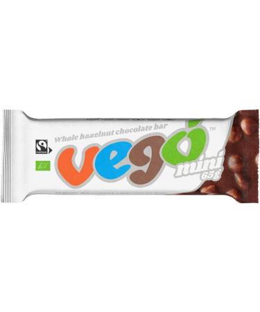  Vego Vego Whole Hazelnut Mini Chocolate Bar | 2 x 65g - Buy Online on GoSupps.com