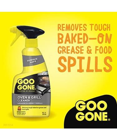 Goo Gone Oven and Grill Cleaner and Degreaser - 28 Ounce - 2 Pack - Removes Tough Baked On Grease and Food Spills Surface Safe - Buy Online on GoSupps.com
