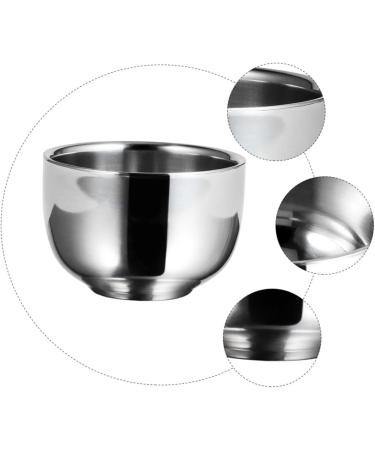 Minkissy 3-Piece Stainless Steel Whipping Bowl Set for Men | Mixing Bowls Shaving Accessories & Shave Butter | Ideal for Smooth Shaving Experience - Buy Online on GoSupps.com