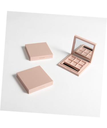 Beatifufu 2pcs Empty Eyeshadow Palette Empty Compact Eyeshadow Highlighters Blush Palette Cosmetics Pans 1 count (Pack of 1) Pink - Buy Online on GoSupps.com