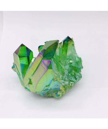 Natural Crystal Rough Natural Angel Quartz Green Aura Titanium Crystal Cluster Stone 200g-500g Beautiful Natural Crystal Stone QINTINYIN (Color : 1pc 370g-430g) - Buy Online on GoSupps.com