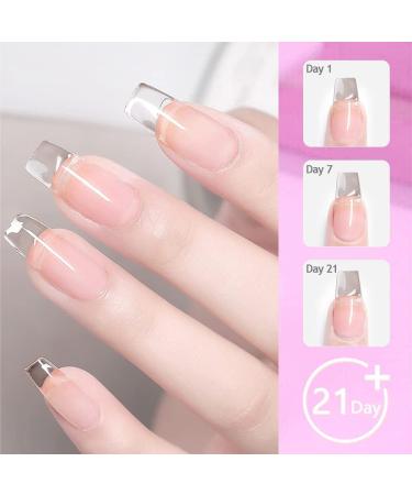 Lofuanna 4PCS Poly Gel Nail Kit - 15ML 4 Colors Builder Gel Starter Kit for Professional Technicians - French Kit 3-Nail Set - Buy Online on GoSupps.com