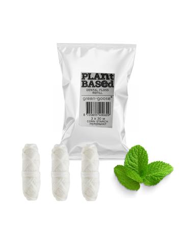 Green-Goose Bio-based Floss wire |Refiller |3 x 3 meters |Organic to be reduced |Vegan Maisfaser Flosswraht |Sustainable |Environmentally friendly |Minimal waste