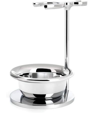 M HLE Sophist Series Shaving Set with Bowl - Silvertip Fibre & Gillette Compatible - Ironwood Luxury Razor - Buy Online on GoSupps.com