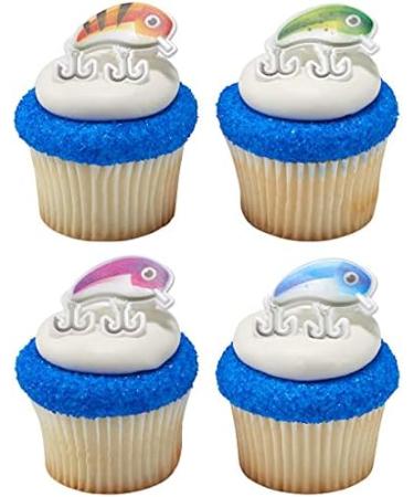24 Fishing Lure Cupcake Rings Toppers - Buy Online on GoSupps.com