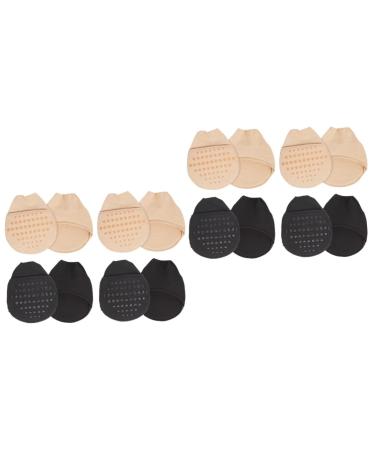 NOLITOY 8 Pairs Forefoot Socks Womens+Pumps Womens Socks of Foot Cushion Socks Foot Pads for Women Half Foot Socks Heeled Boots for Women Half Seamless Socks High Heels Insole