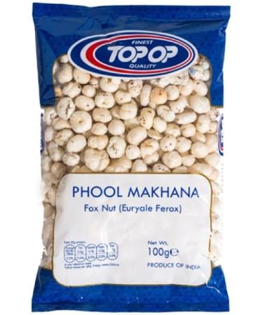 Top Op Phool Makhney (Lotus Kernels) Nutritious Treat And Crunchy Healthy Snacks 100Gram - Pack Of 2 100 g (Pack of 2) - Buy Online on GoSupps.com