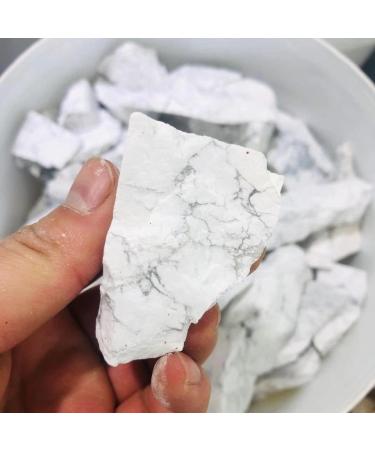 Natural Crystals and Stones 1pc 50g-200g Natural Raw Quartz Stone White Turquoise Rough Crystals Minerals for Decoration QINTINYIN Natural Luster (Color : 1pc 112g-135g) - Buy Online on GoSupps.com