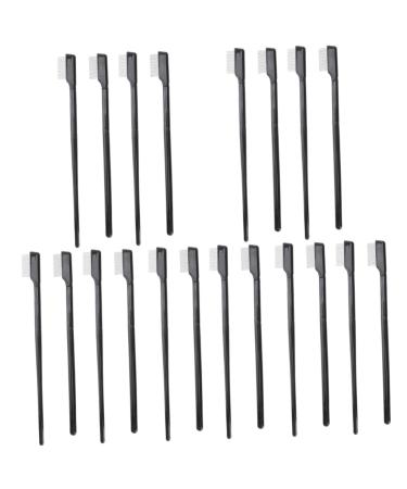 Didiseaon 20 Pcs Eyelash Comb Mascara Tool Comb Eyelash Curler Eyebrow Comb Brush Makeup Tools Multifunction Eyebrow Brush Dense Comb Teeth Eyebrow Brush Tool Modify Acrylic Beauty Comb