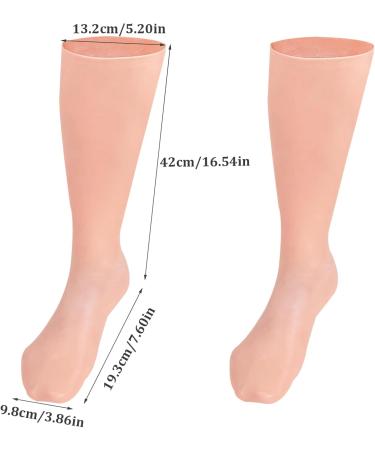 Moisturising Socks Elastic Silicone Socks for Women Comfortable Overnight Gel Socks Reusable Foot Moisturiser Socks for Repairing Dry Feet Cracked Heel Skin Color - Buy Online on GoSupps.com