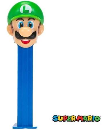 PEZ Nintendo Super Mario Candy Dispenser - Luigi Pez Dispenser With 2 Candy Refills | Nintendo Mario Bros Party Favors Grab Bags - Buy Online on GoSupps.com