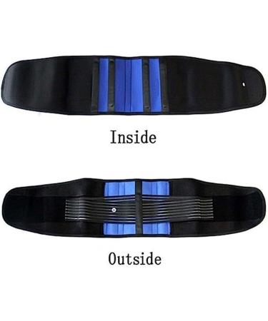 Durable Adjustable Waist Support Belt - Lumbar Pain Relief for Men (5XL/6XL) - Black Back Support Accessory - Buy Online on GoSupps.com