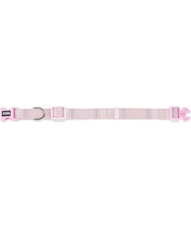 Yudote Soft Dog Collar for Small Dogs | Checkered Fabric Sensitive Skin | Light Pink (1-Pack) - Buy Online on GoSupps.com