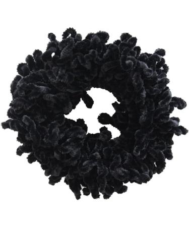 Volumising Scrunchie Big Hair Tie Ring Hijab Volumizer Khaleeji Headwear for Women Black Volumising Scrunchie - Buy Online on GoSupps.com