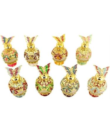 DFJOENVLDKHFE Vintage Patterned Glass Refillable Perfume Bottle Wedding Ladies Gifts (Size : Golden Shell Green Bottom15ml Color : 15) Golden Shell Green Bottom15ml 15 - Buy Online on GoSupps.com
