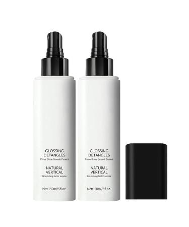 Natural Hair Leave in Conditioner Spray Quick Volume Hair Long Lasting Refreshing Spray Wash Free Hair Care Spray for Lazy People