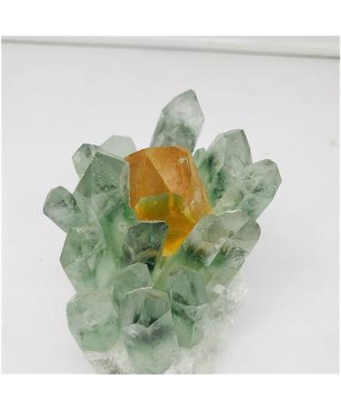 Crystal Rough Natural Crystal Rough Stone Crafts Natural Green Ghost Phantom Quartz Crystal Cluster Rock Stones and Crystals ReikiSpecimen Home Deco - Buy Online on GoSupps.com