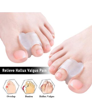Jinlanshop Toe Separator & Spreader - 4 Piece Gel Toe Protectors for Friction Relief & Pressure Relief - Unisex Medium Distance - Buy Online on GoSupps.com