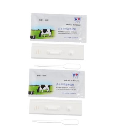 Lurrose 2 pieces of pregnancy tester farm animal horse pregnancy test strips pigs pregnancy test strips farm animals pregnancy test paper pregnancy test strips for whitex2stk 1 piece (1 Pack)