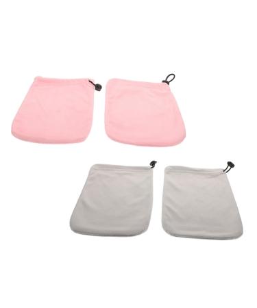 Healeved 2 Pairs Wax Thermal Insulation Gloves Cotton Take a Bath Work Spa Set
