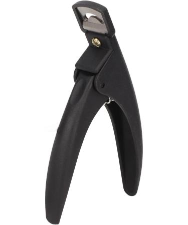 Nail Tip Cutter Stainless Steel DIY Portable False Nail Tip Clipper Adjustable for Round Nail(Black) - Buy Online on GoSupps.com