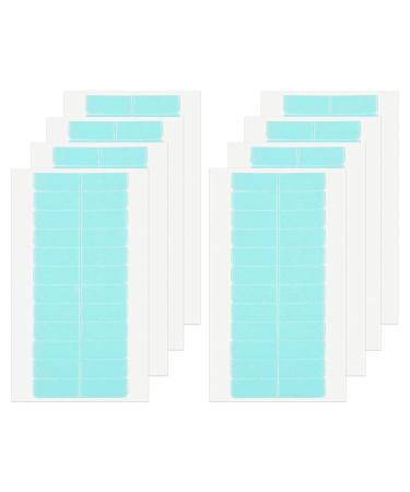 196 Pcs Double Sided Hair Extension Tape Tabs Tape for Hair Extensions Replacement Tape in Hair Extensions Double-Sided Tape Tabs for Wig (24 per sheet)