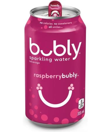Bubly Sparkling Water raspberry 12 x 355 mL - Buy Online on GoSupps.com