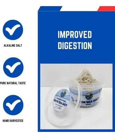 Celtic Sea Salt Organic 2.2 pounds - Healthy salt For Cooking and More (1kg) - Buy Online on GoSupps.com