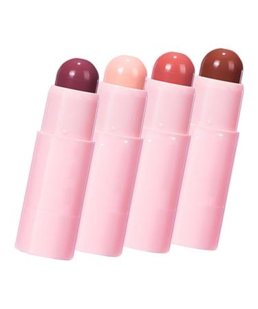 VALICLUD 4 pi ces Rouges Mats Longue Tenue Velours Naturel Cor en Texture Non Dess chante Maquillage l gant et Hydratant