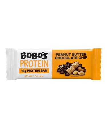 Bobo's Chocolate Chip Peanut Butter Protein Bar 12 Pack