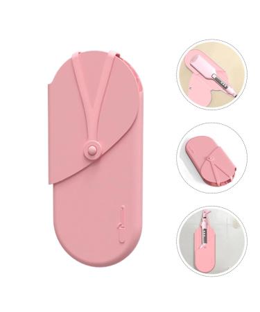 FRCOLOR Portable Hair Straightener & Curling Iron Organizer Bag | Pink Silicone Pouch for Hair Rollers & Wands - Buy Online on GoSupps.com