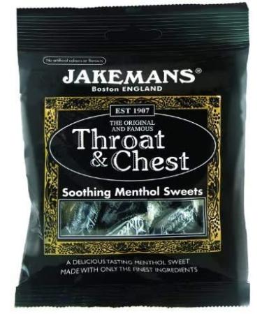2 x Packs of JAKEMANS Throat and Soothing Menthol DIFFRENT Flavours Sweets Packs (Throat and Chest)
