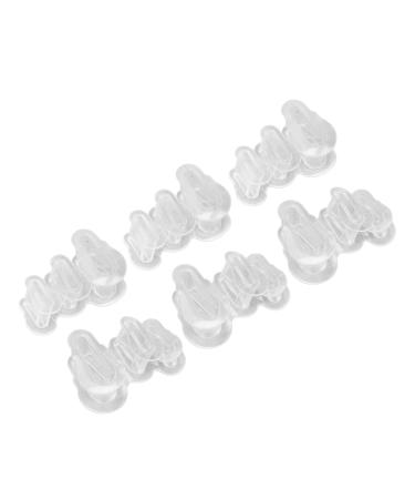 Silicone Hammertoe Corrector 3 Pairs Medical Grade Soft Hammer Toe Crest Pad with 2 Separator Loops Maintain Straight Toes One Size Fits Most Support Foot Odor Resistant