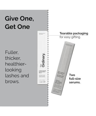 The Ordinary Lash & Brow Duo Nourish & Enhance | International Shipping - Buy Online on GoSupps.com