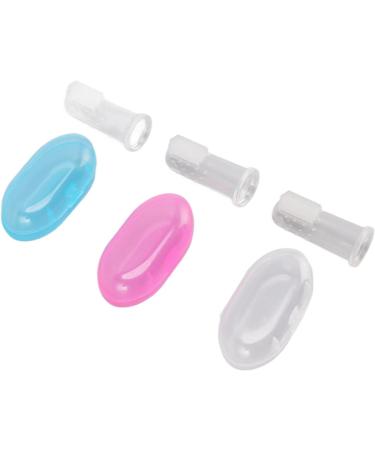 Safe & Gentle Infant Finger Toothbrush Set | Food Grade PP & Silicone | Baby Oral Health Care with Storage Box - Buy Online on GoSupps.com