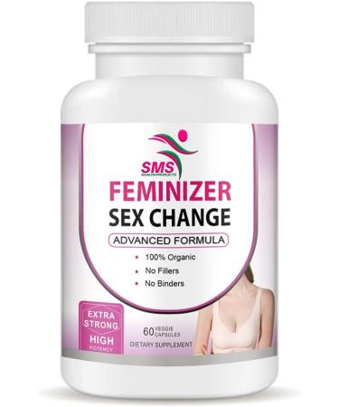Feminizer Sex Change SMS Pueraria Mirifica 500mg Capsules - Promotes Women's Health, Organic Herbal Supplement - Buy Online on GoSupps.com