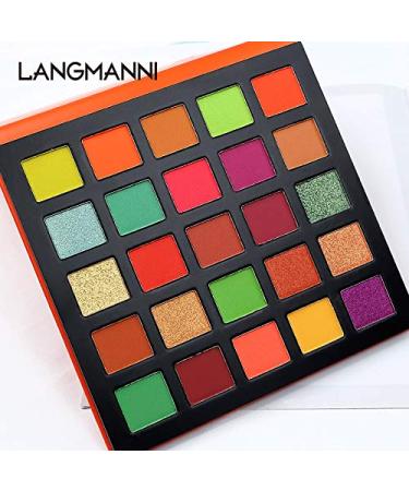 25 Colors Glitter Sequin Palette | Long-lasting Matte Eyeshadow Powder | Intense Smokey & Colorful Shades | International Shipping Available - Buy Online on GoSupps.com