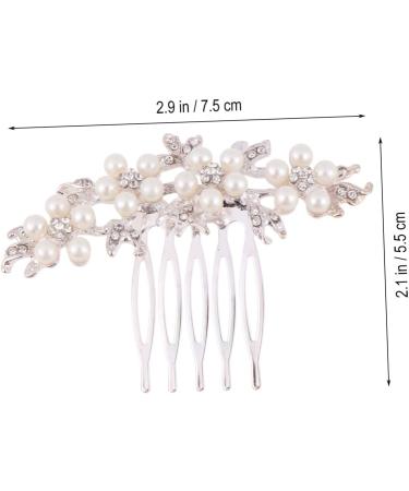 DOITOOL 1pc Bridesmaid Hair Accessories Headpiece Alloy Hair Comb Special Occasion Hair Accessories Tiara Comb for Bridal Womens Hair Accessories Pearl Comb Alloy Comb Miss - Buy Online on GoSupps.com