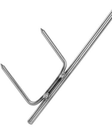 Pack of 10 U-Double Point 21cm Smoking Hooks - Butcher Hooks for Perfectly Smoked Meat | International Shipping Available - Buy Online on GoSupps.com