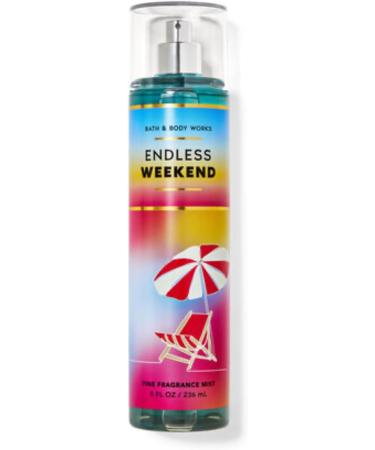 White Barn Bath & Body Works 3 Piece Bundle - Full Size Spray Body Cream & Shower Gel - Hello Gorgeous Endless Weekend - Buy Online on GoSupps.com