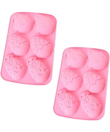 TOPBATHY 4 Pcs Easter Egg Cake Mold Fondant Easter Eggs Gummy Mold Jelly Bracelet Cakesicles Mold Easter Egg Candy Mold Easter Candy Molds Ice Cube Mould Chocolate Candies Biscuit Pink - Buy Online on GoSupps.com
