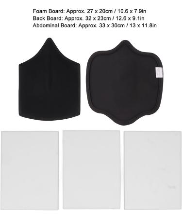 5-Part Recreational Bump & Belly Board for Post-Operation Recovery | High Compression Lipo Foam & Back Support for Liposuction - Buy Online on GoSupps.com